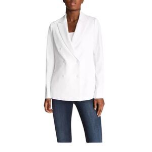 Rag & Bone Women's Nyx Off White Double Breasted Blazer Size 2 Formal Tailored